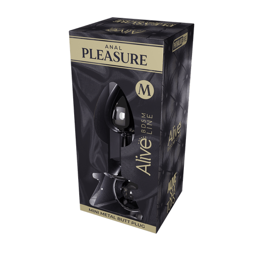 Alive - Plug Anale in Metallo Taglia M - Nero