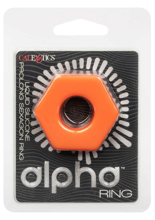 Alpha Prolong Sexagon Ring arancione